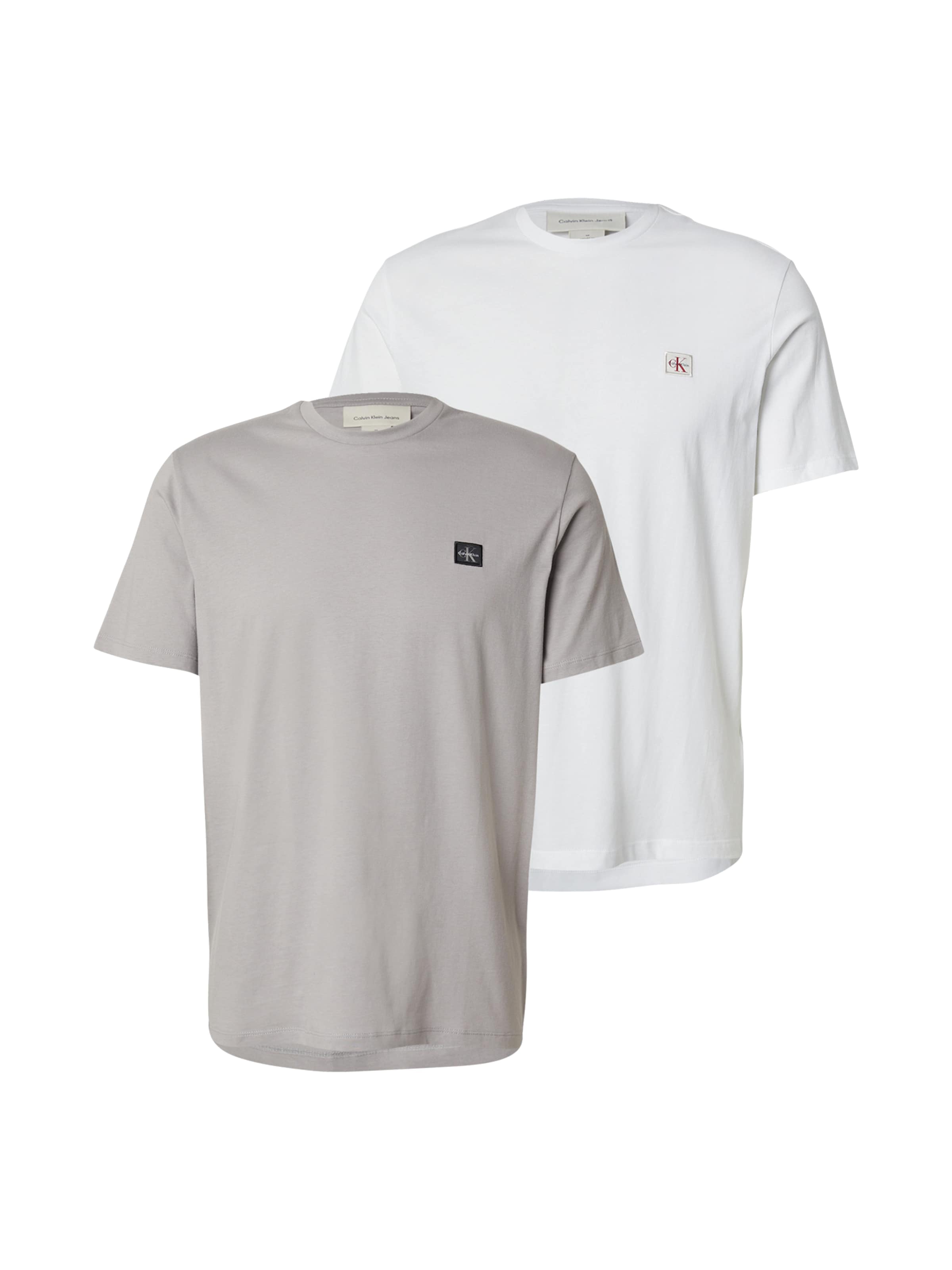 Calvin Klein Jeans - Camisa em cinzento: frente