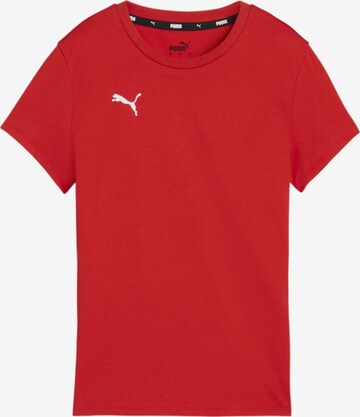 PUMA T-Shirt 'teamGOAL' in Rot: predná strana