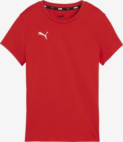 PUMA T-Shirt 'teamGOAL' in rot / weiß, Produktansicht