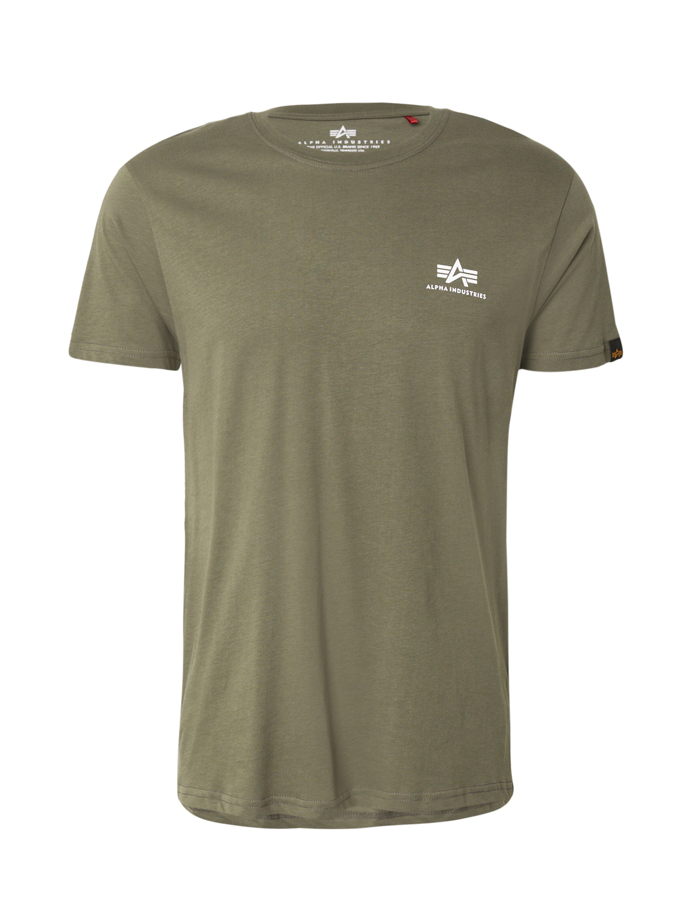 ALPHA INDUSTRIES - Camiseta en verde: frente