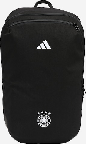 ADIDAS PERFORMANCE Sports Backpack 'DFB EM24' in Black: front