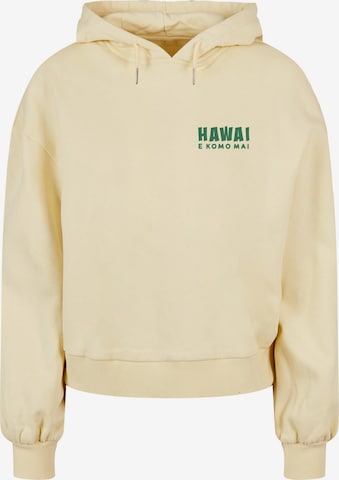 Felpa 'Hawai' di Merchcode in giallo: frontale