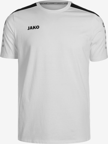 T-Shirt fonctionnel 'Power' JAKO en blanc : devant