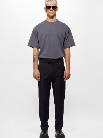 Young Poets Tapered Trousers with creases 'Toni' in Black