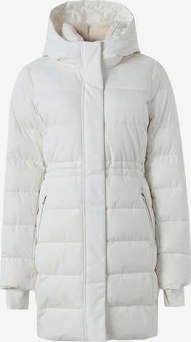 HOLLISTER Pitkä talvitakki värissä valkoinen: etupuoli