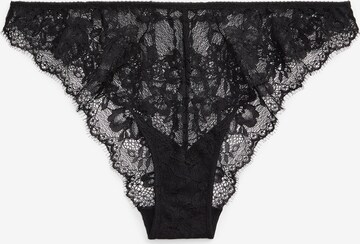 Polo Ralph Lauren Panty ' Mid Rise Tanga ' in Black: front