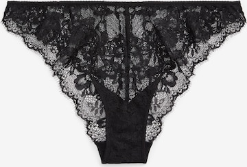 Polo Ralph Lauren Panty ' Mid Rise Tanga ' in Black: front