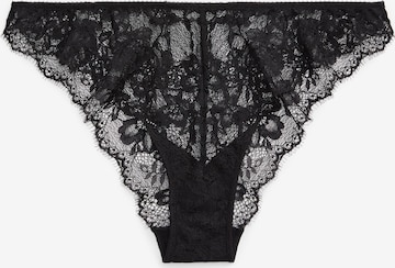 Polo Ralph Lauren - Braga ' Mid Rise Tanga ' en negro: frente