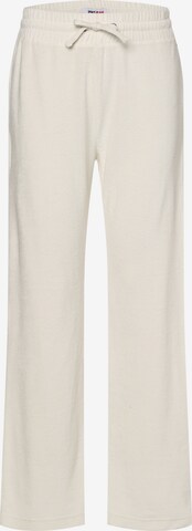 TOMMY HILFIGER Wide leg Broek in Beige: voorkant