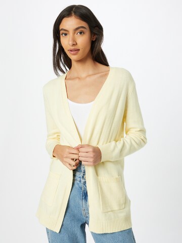 ONLY Strickjacke 'LESLY' in Gelb: Vorderseite