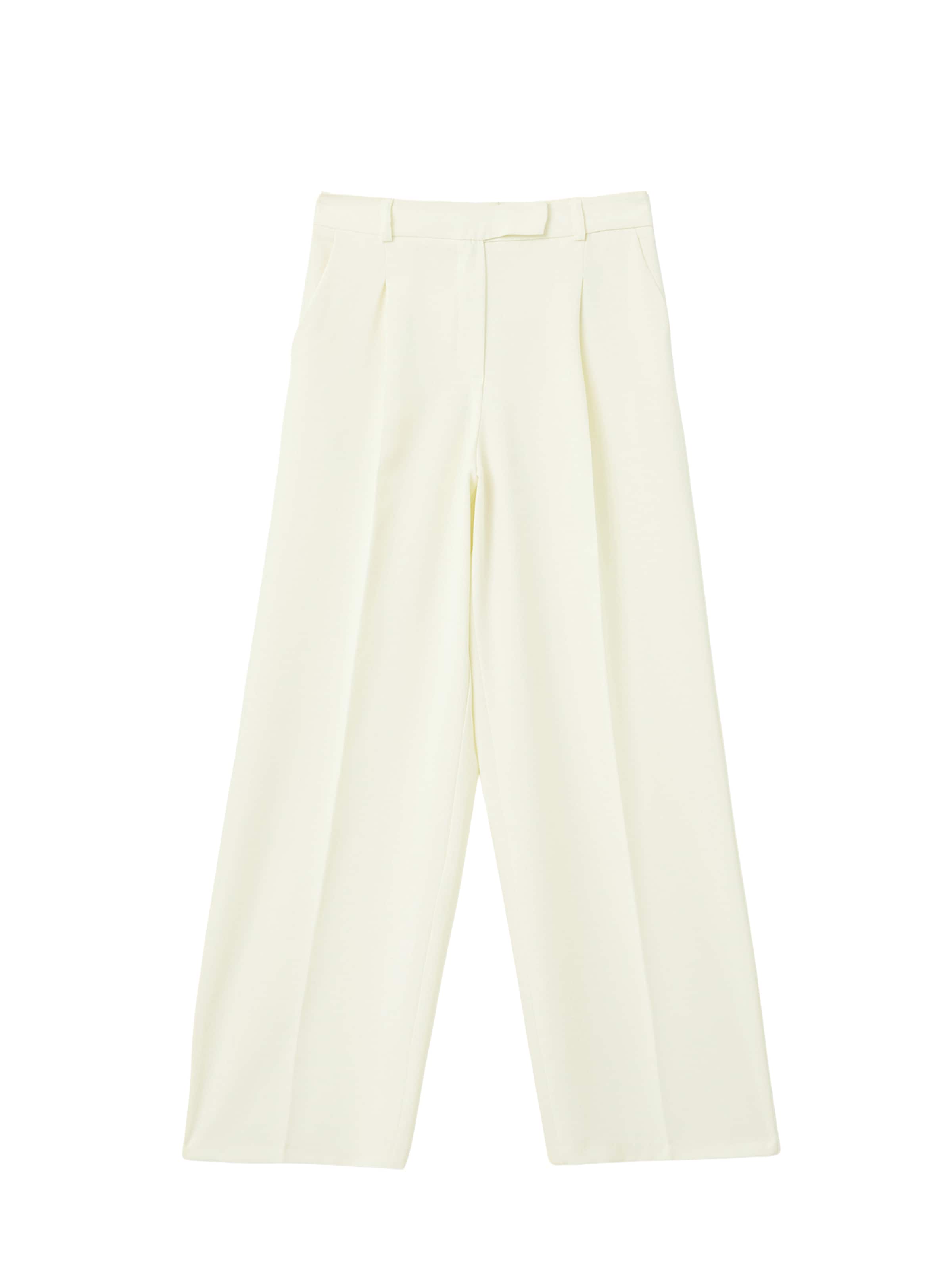 Koton Pleat-front trousers in 34/Regular in Pastel yellow, Item view