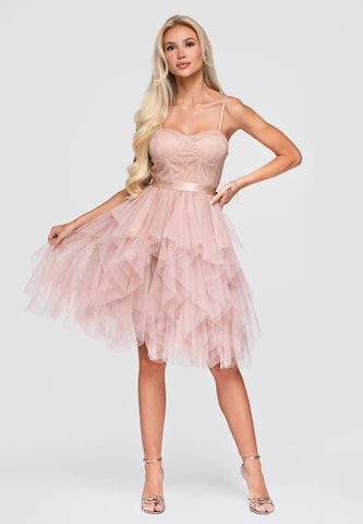 Ombre Cocktailjurk ' LA-OM-DLR398' in Roze