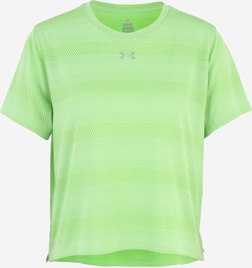 UNDER ARMOUR - Camiseta funcional 'Velociti' en verde: frente
