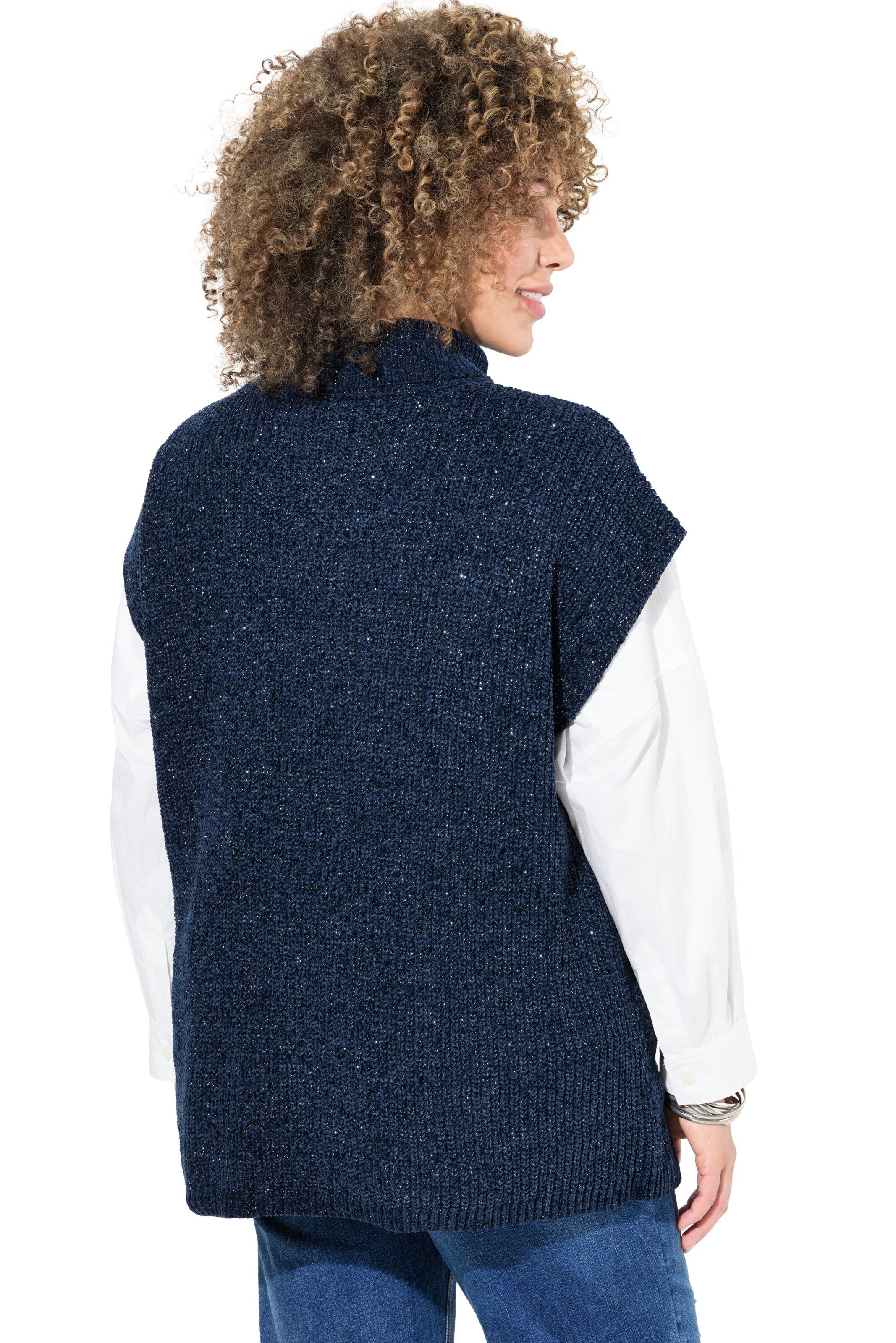 Pull-over Ulla Popken en bleu
