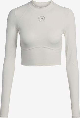 balta ADIDAS BY STELLA MCCARTNEY Sportiniai marškinėliai 'TruePurpose': priekis