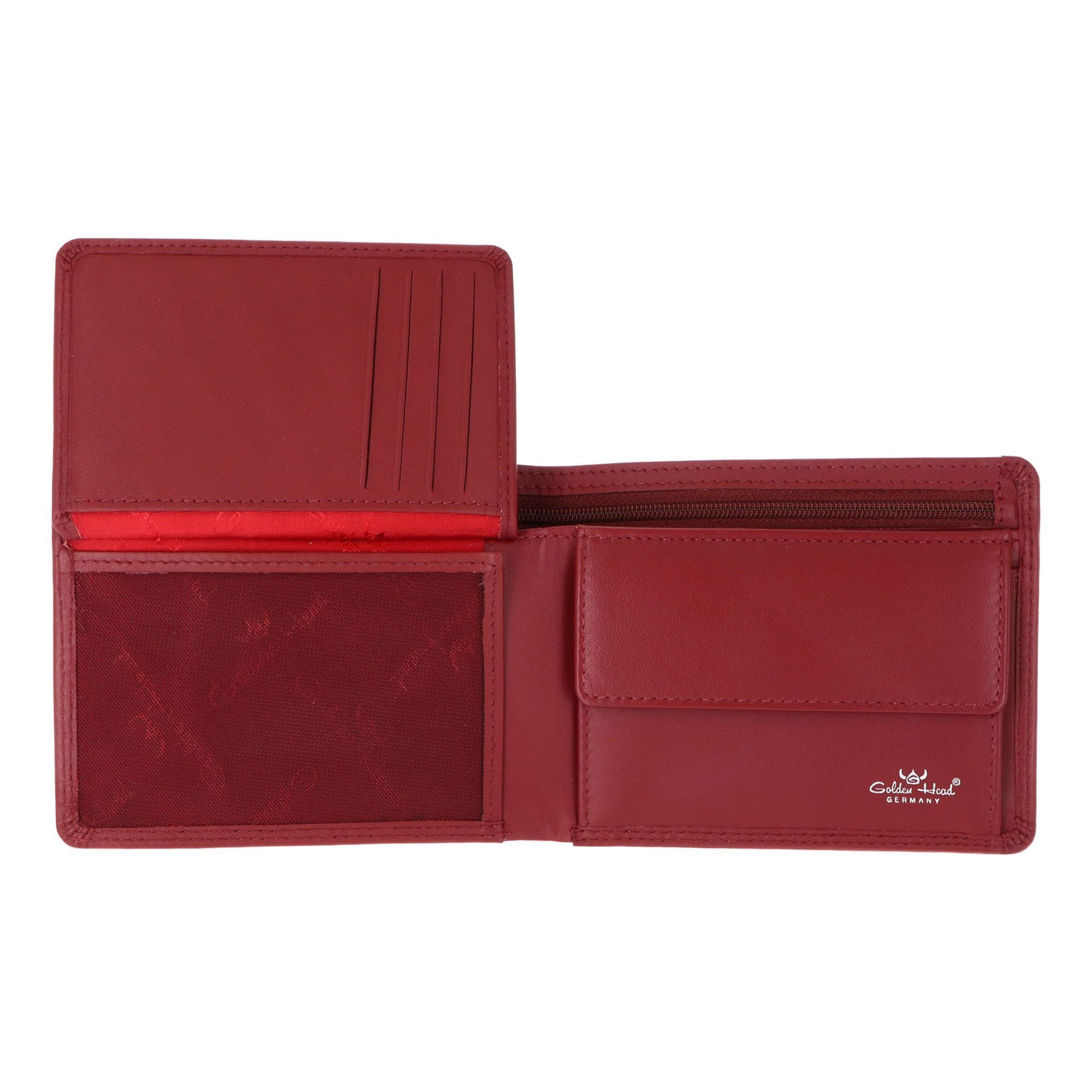 GOLDEN HEAD Portemonnee 'Polo' in Rood