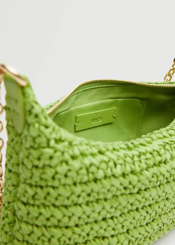 MANGO Shoulder Bag 'Jondal' in Green