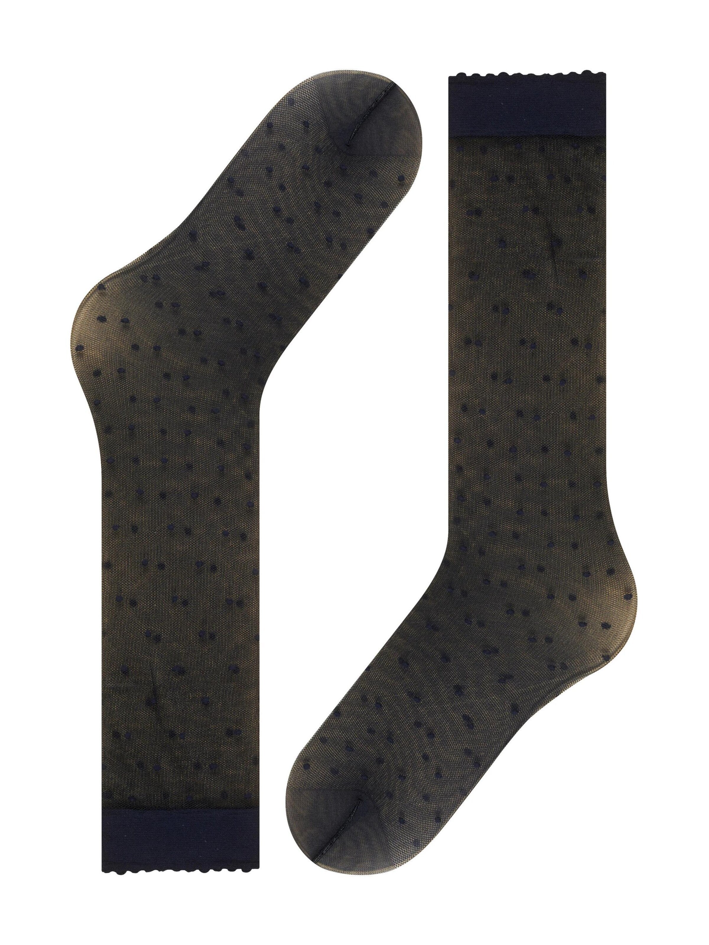 FALKE Overknee Strümpfe 'Dot'‌‌‌ in Blau