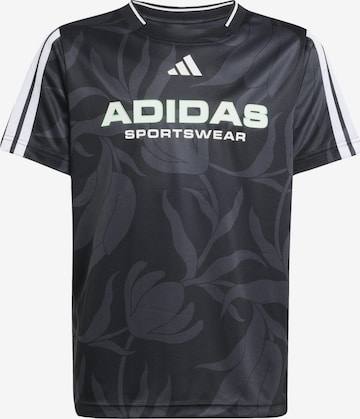 juoda ADIDAS SPORTSWEAR Sportiniai marškinėliai: priekis