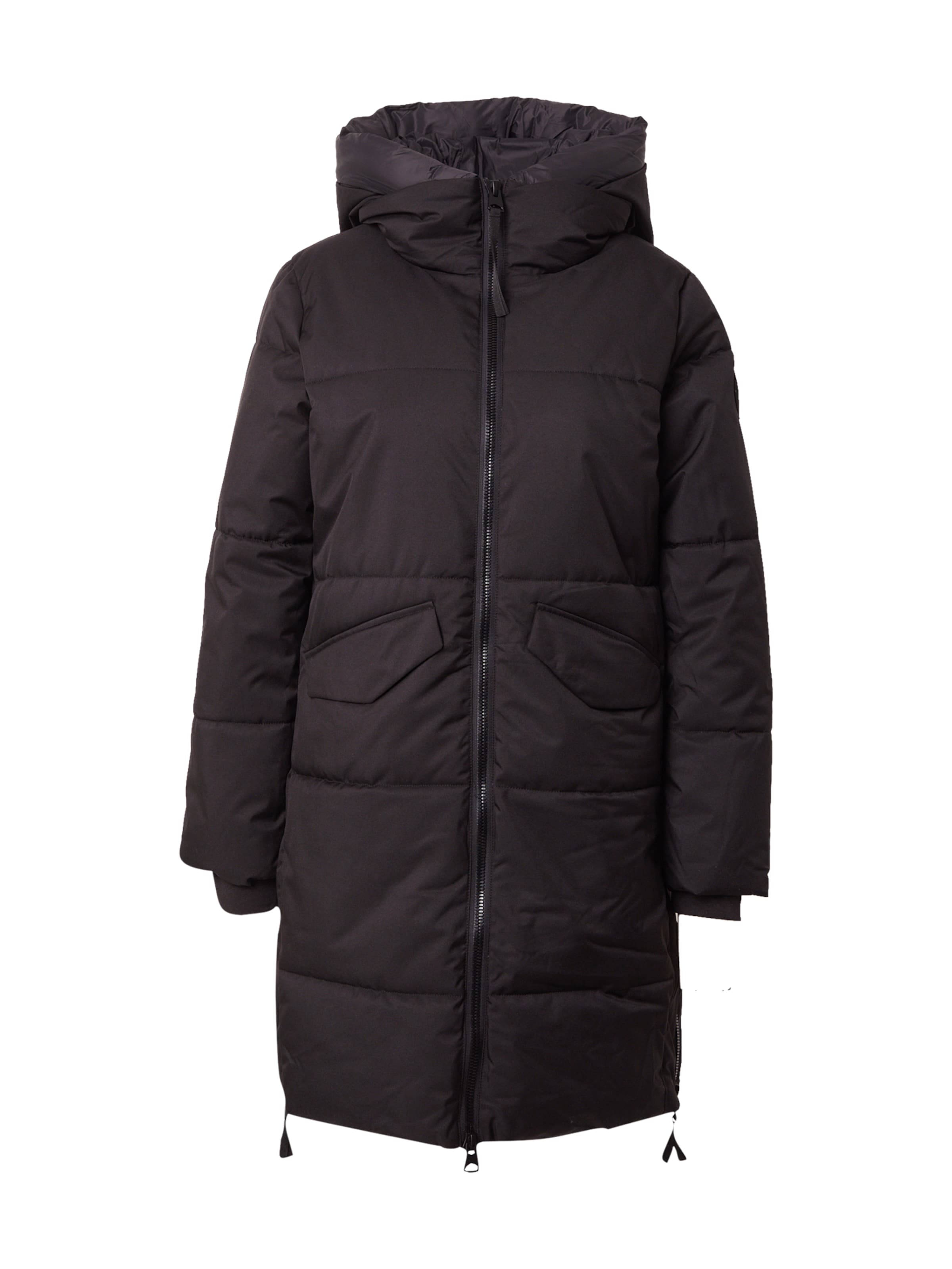 Hailys Mantel 'ES44ila' in Schwarz: Vorderseite