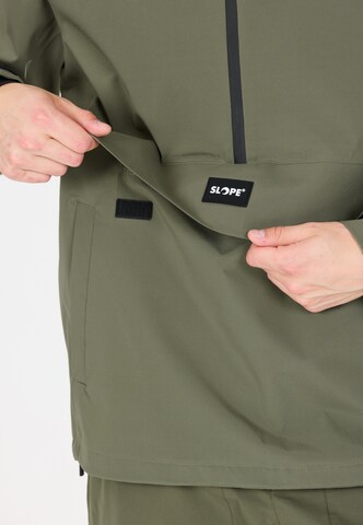 SLOPE Athletic Jacket 'Ruki' in Green