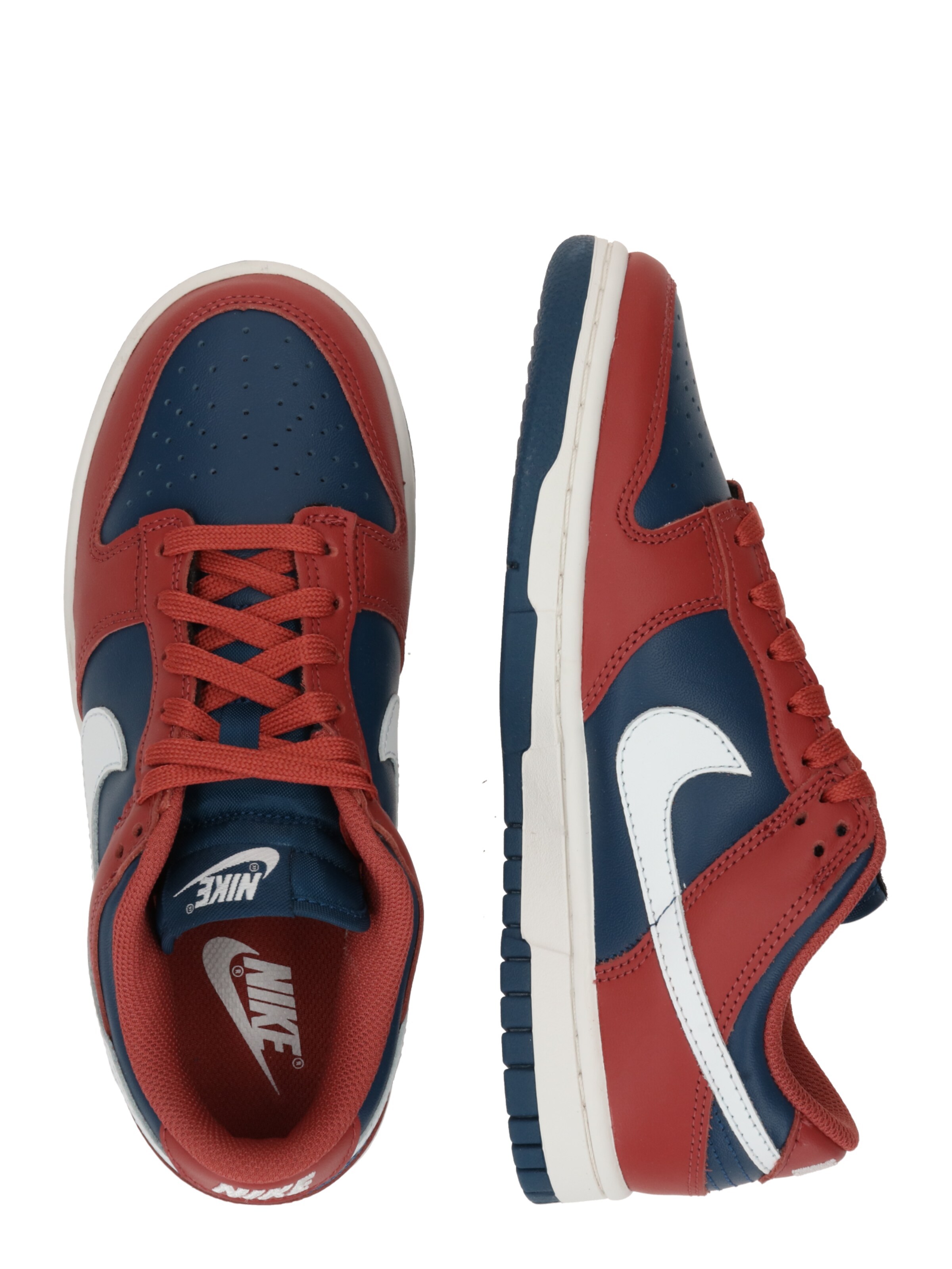 Sneaker low 'Dunk' de la Nike Sportswear pe roșu