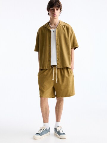 Fit confort Chemise Pull&Bear en vert