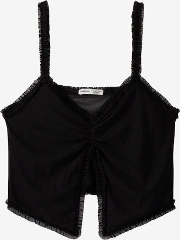 Bershka Toppi värissä musta: etupuoli