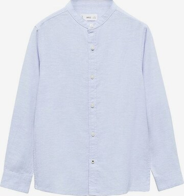 Coupe regular Chemise 'Albert' MANGO KIDS en bleu : devant