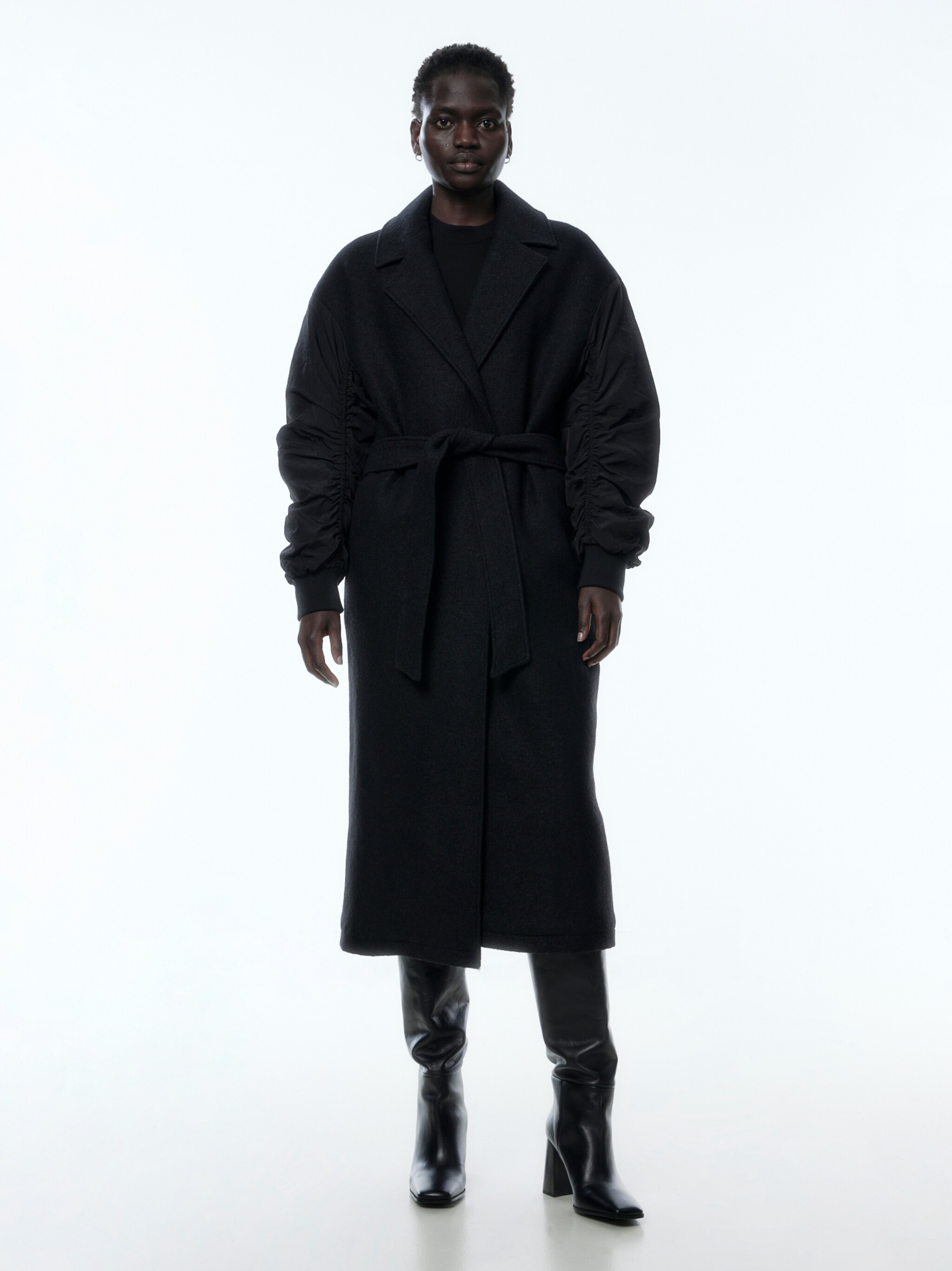 EDITED Produits Manteau d’hiver 'Justine' noir