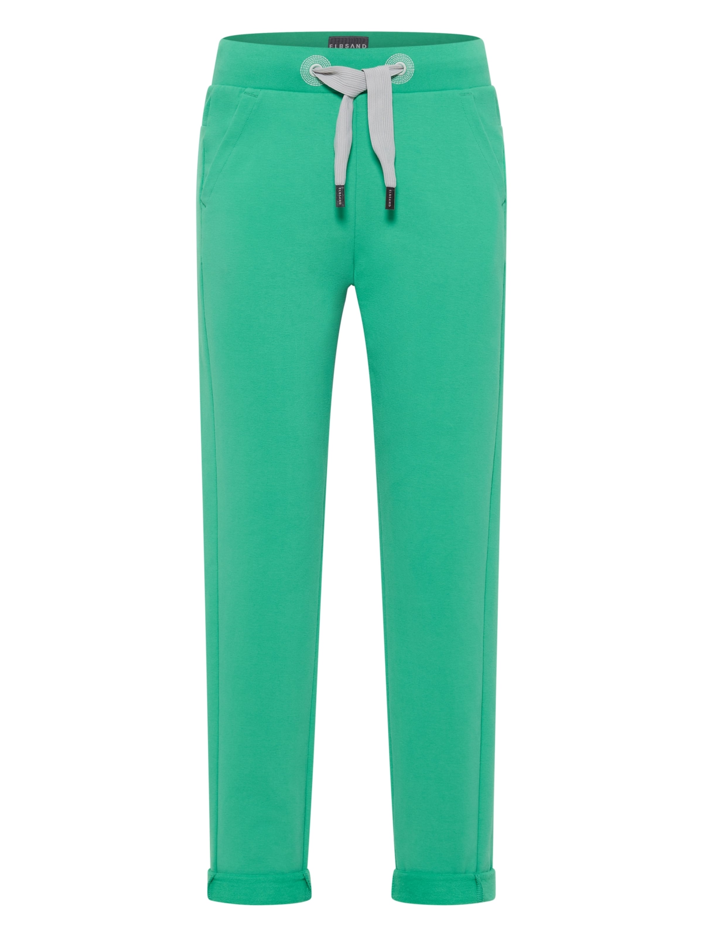 Elbsand Slimfit Broek 'Brinja' in Groen: voorkant