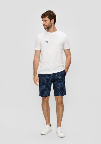 Coupe slim Pantalon s.Oliver en bleu