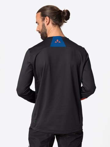 VAUDE Functioneel shirt 'Qimsa' in Zwart