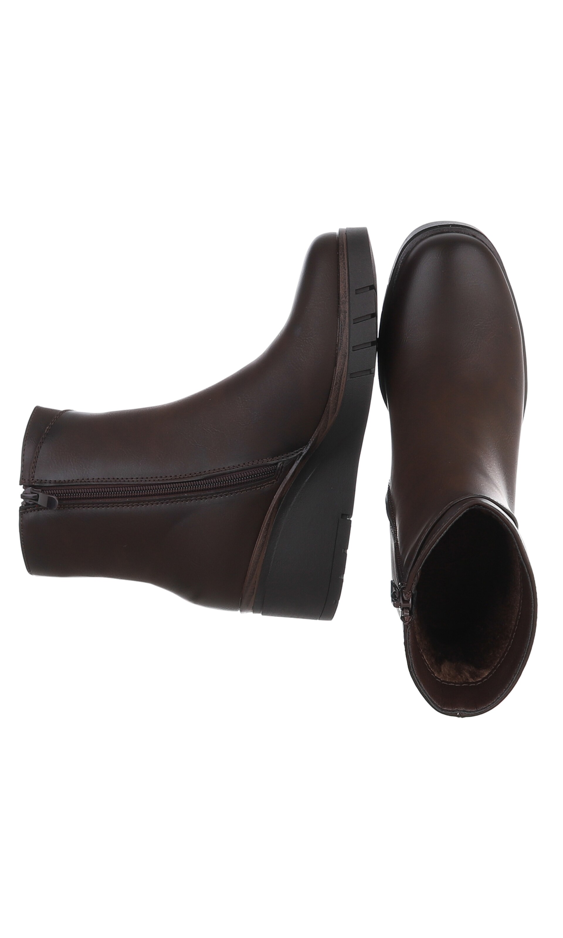 Ital-Design Stiefelette in Braun