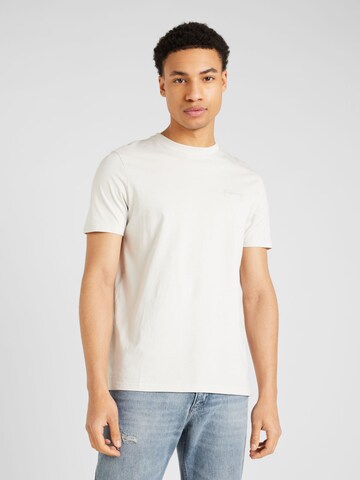 T-Shirt QS en blanc : devant