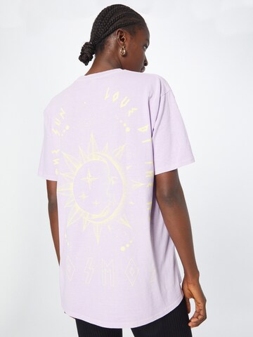 Nasty Gal Тениска 'Cosmo Celestial' в лилав