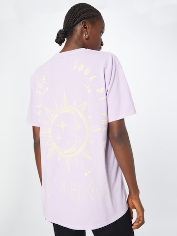 Nasty Gal T-Shirt 'Cosmo Celestial' in Lila