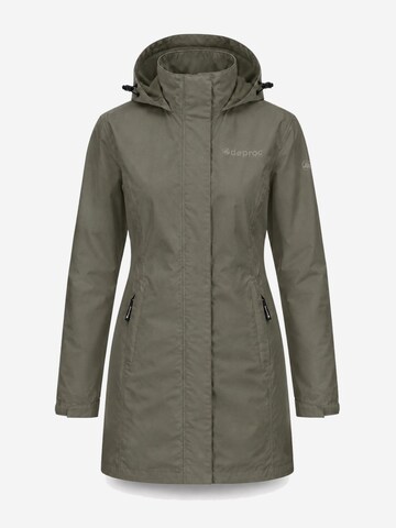 deproc Winterjas 'Outdoorparka LAVAL LONG Damen Outdoorjacke, Regenjacke' in Groen