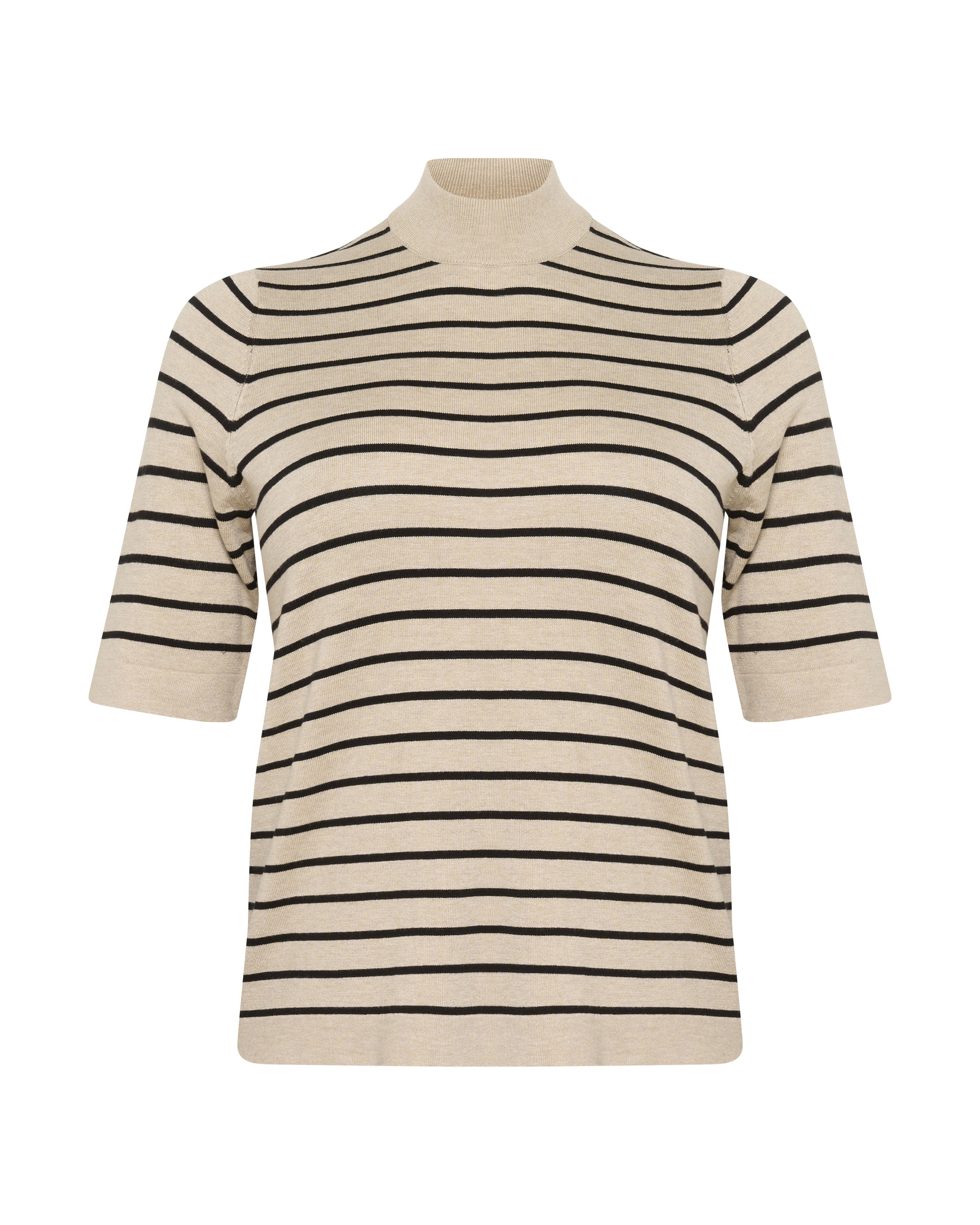 KAFFE CURVE Sveter 'Lizzy' - Béžová: predná strana