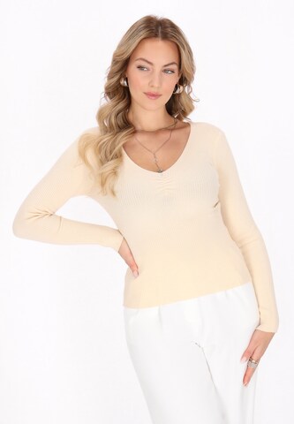 faina Sweater 'Comfortable' in Beige: front