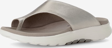 GABOR T-Bar Sandals 'Dianette' in Grey: front