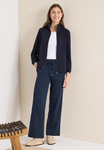 CECIL Zip-Up Hoodie in Blue