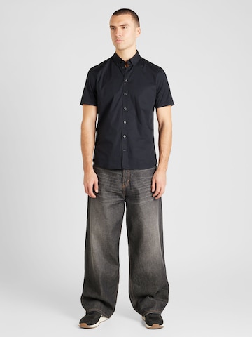 BLEND - Ajuste estrecho Camisa en negro