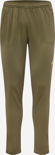 ADIDAS PERFORMANCE Workout Pants 'Train Essentials Seasonal ' in Olive / Light green / White, Item view
