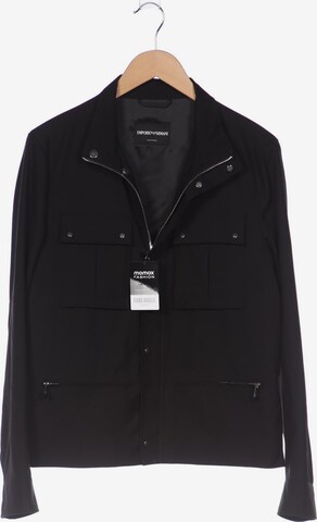 Emporio Armani Jacket & Coat in XXL in Black: front