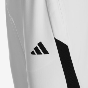 ADIDAS PERFORMANCE Tapered Workout Pants 'Juventus Turin Tiro 23' in White