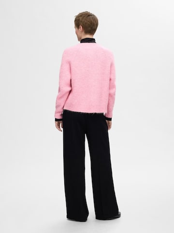 SELECTED Strickjacke 'SLFLULU' in Pink