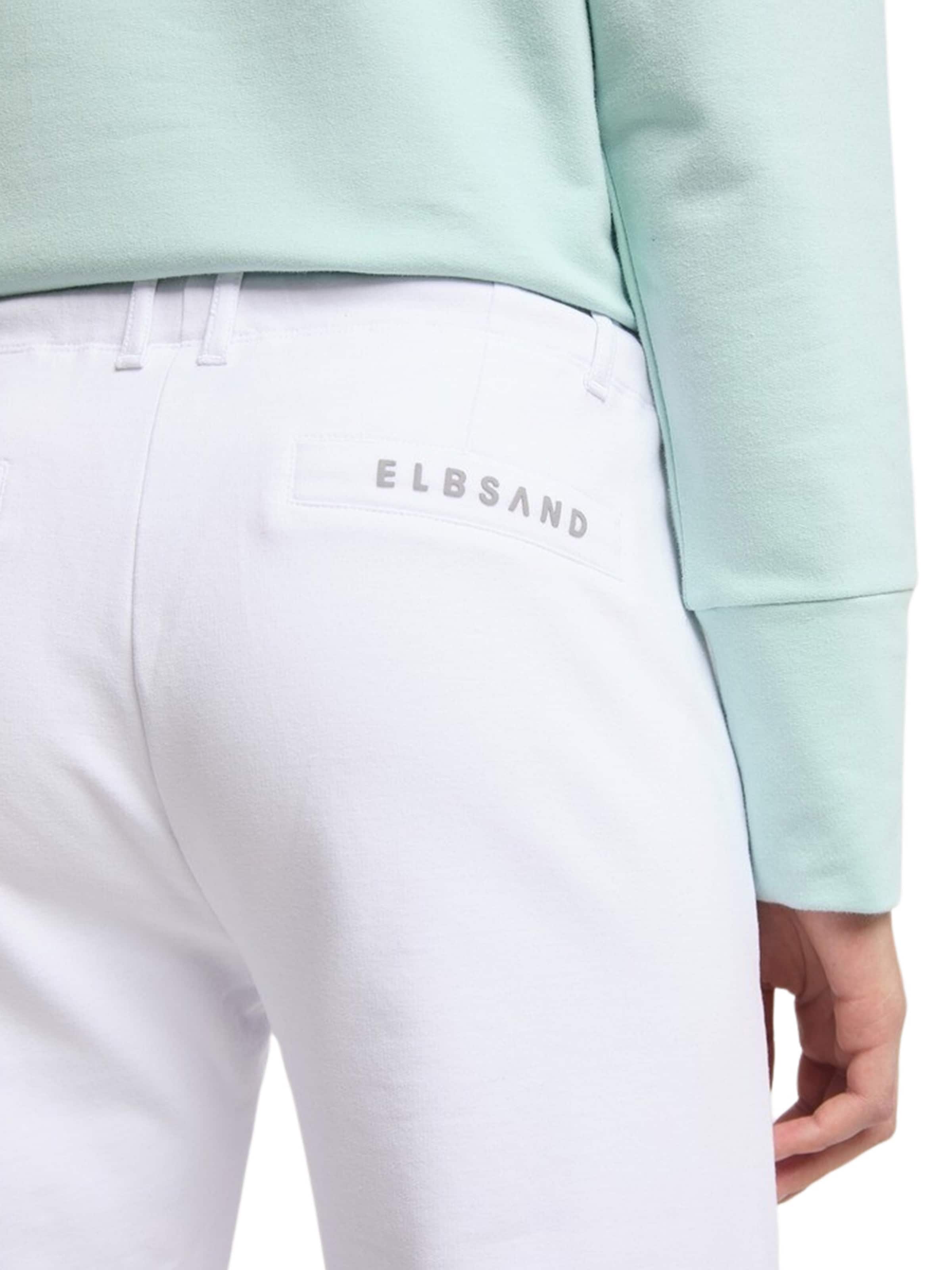 Regular Pantalon 'Ivalo' Elbsand en blanc
