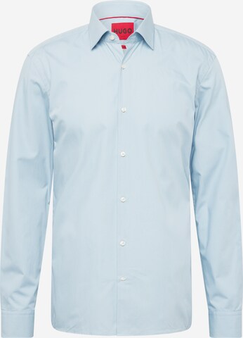 HUGO Button Up Shirt 'Jenno' in Blue: front