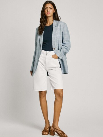 Pepe Jeans Regular Trousers in White